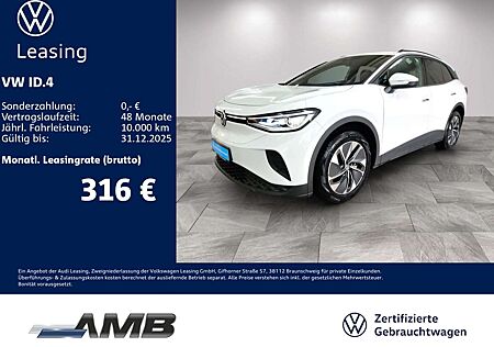 VW ID.4 Volkswagen Pure 52kWh/AHK/Matrix/Navi/Wärmepu/02.30Gar