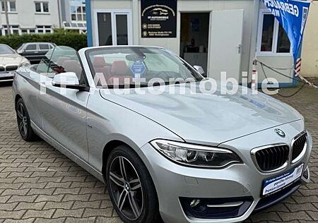 BMW 218 i Cabrio Sport Line 2.Hand Red Edition shz