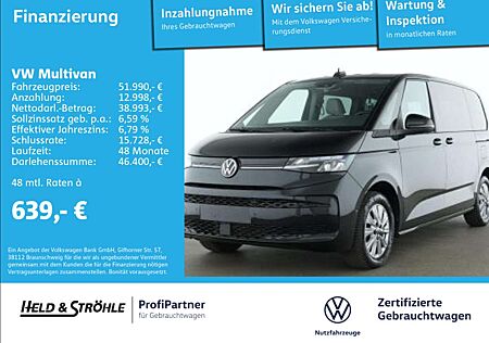 VW T7 Multivan Volkswagen Life 2.0 TDI DSG AHK 7S NAV LED KAM