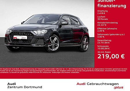 Audi A1 Sportback 25 S LINE BLACKPAK ACC LM17 CARPLAY