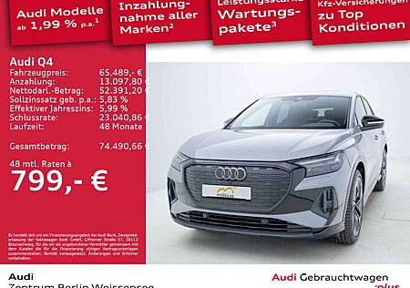Audi Q4 e-tron gebraucht kaufen Audi Q4 e-tron 45 e-tron Sportback S-LINE*AHK*PDC*HUD*LED