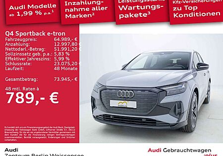 Audi Q4 e-tron Q4 Sportback 45 e-tron*S-LINE*MATRIX*AHK*360*HUD
