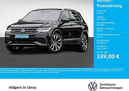 VW Tiguan Volkswagen 2.0 R-LINE 4X4 LEDER AHK CAM ACC LM20 NAVI