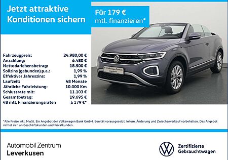 VW T-Roc Volkswagen Cabriolet ACC NAVI VIRT KAM SHZ LED