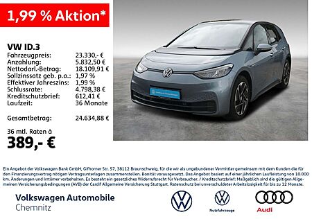 VW ID.3 gebraucht kaufen VW ID.3 Volkswagen Pro ACC LED Standheizung Navi CarPlay