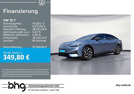 VW ID.7 Volkswagen Pro Navi Klima Kamera