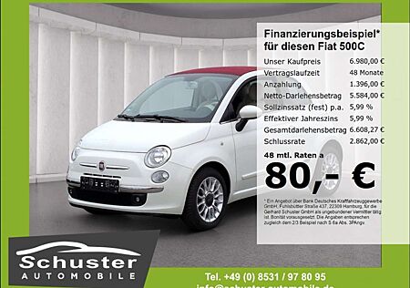 Fiat 500C Cabrio Lounge 1.2*Klima PDC Bluetooth Alu