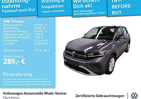 VW T-Cross Volkswagen 1.0 TSI GAR2030 App-Connect PDC LED uvm.