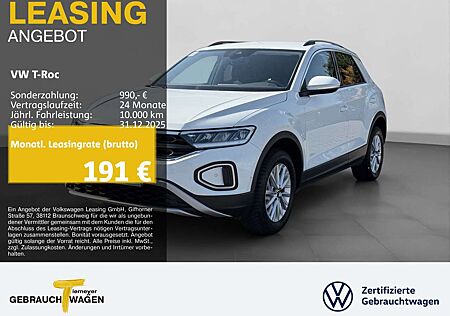 VW T-Roc Volkswagen 1.0 TSI LIFE CLIMATRONIC SITZH LED VIRTUAL
