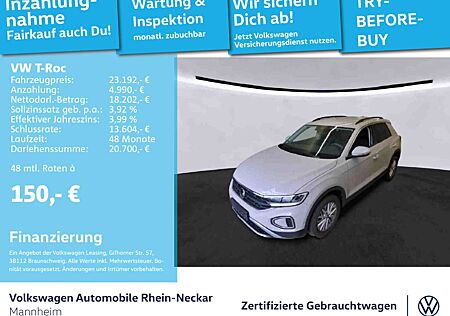 VW T-Roc Volkswagen 1.5 TSI Life DSG App-Connect PDC LED uvm