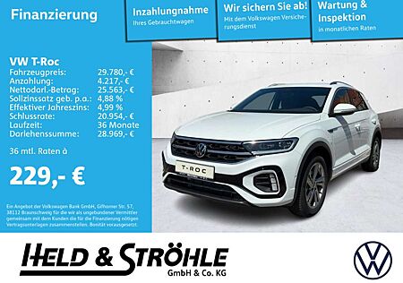 VW T-Roc Volkswagen R-Line 1.0 TSI KAM LED+ PDC SHZ ACC APP