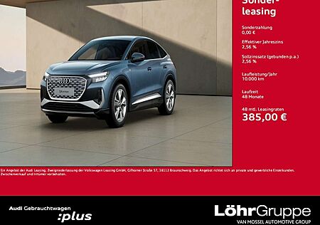 Audi Q4 e-tron 45 Sportback S line AHK Wärmepumpe GRA