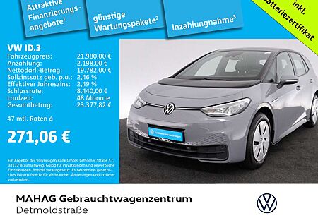 VW ID.3 Volkswagen Pro Performance CCS Navi LED Kamera