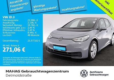 VW ID.3 Volkswagen Pro Performance CCS Navi LED Kamera