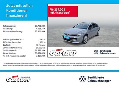 Volkswagen Golf Variant VIII Variant GOAL 1.5 eTSI OPF DSG AHK REAR VIEW