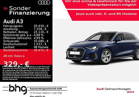 Audi A3 30 TDI Sportback S line