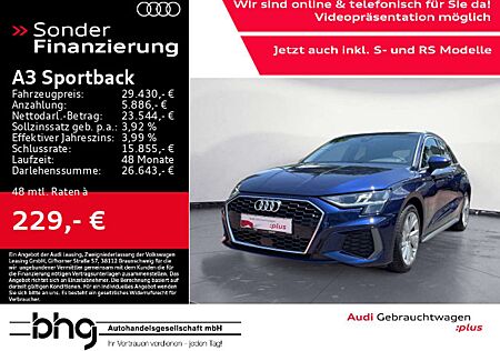Audi A3 30 TDI S-line LED/MMI/Interface/Ass