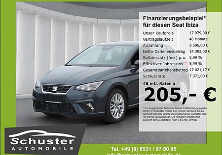 Seat Ibiza FR 1.0TSI*LED ACC R-Kam digCockp Navi SHZ
