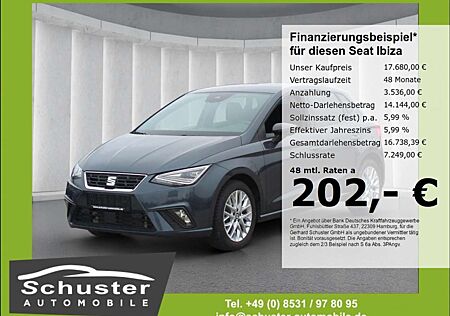 Seat Ibiza FR 1.0TSI*LED ACC R-Kam digCockp Navi SHZ