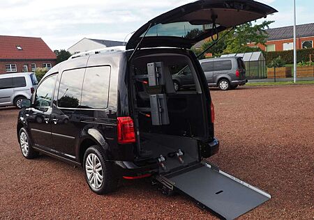 VW Caddy Volkswagen Klima Rollstuhlrampe + Kopf/Nackenstütze