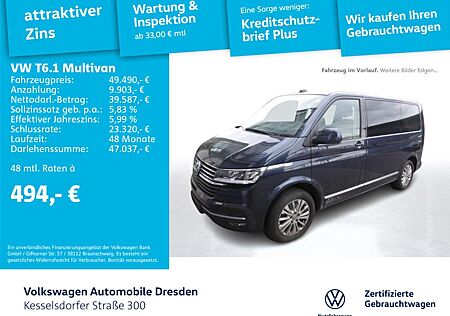 VW T6 Volkswagen .1 Multivan 2.0 TDI DSG Comfortline AHZV Navi