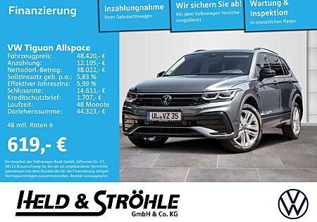 VW Tiguan Allspace Volkswagen R-Line Black 4M AHK PANO STANDHZ