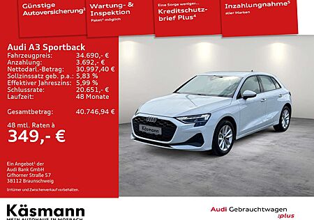 Audi A3 35 TFSI LED KAM ACC SMARTPINTER SHZ
