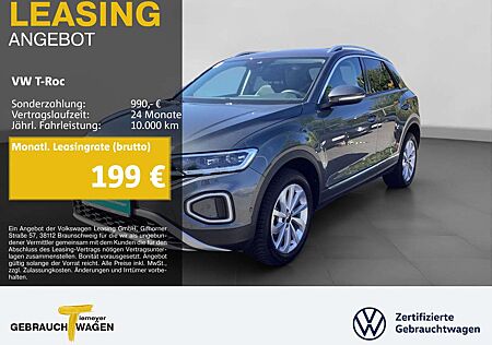 VW T-Roc Volkswagen 1.5 TSI STYLE LM17 PANO ST.HEIZ NAVI