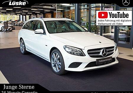 Mercedes-Benz C 300 de T AVANTGARDE Leder seidenbeige Walnuss