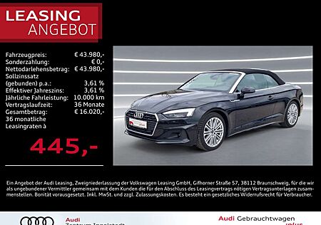 Audi A5 Cabriolet 35 TFSI MATRIX AHK ACC virtual+ 18"