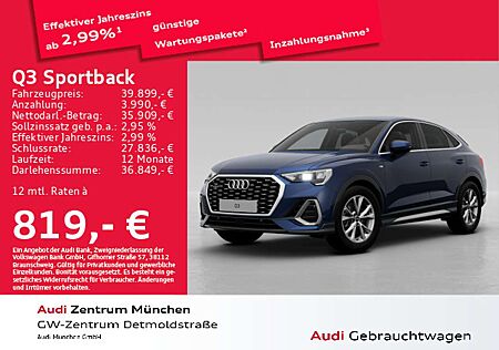 Audi Q3 40 TFSI qu. S tronic 2x S line Virt