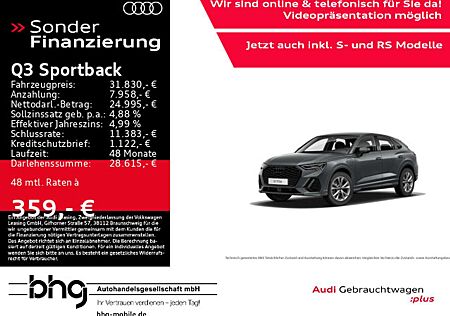 Audi Q3 45 TFSIe S-tronic S-Line AHK Matrix