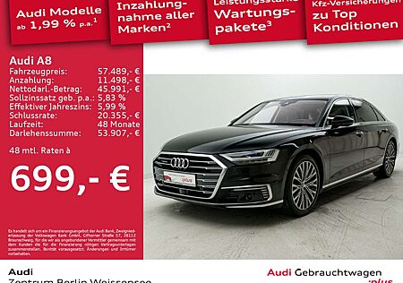 Audi A8 L 60 TFSI e*QUA*MATRIX*TV*HUD*LEDER*360*NAVI*