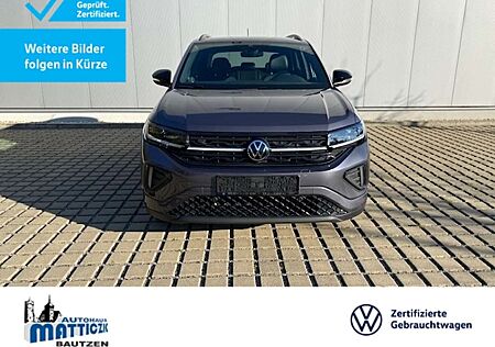 VW T-Cross Volkswagen 1.5 TSI DSG R-Line BLACK-STYLE/AHK/18-ZOLL/MATRIX