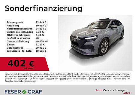 Audi Q4 e-tron Sportback 50 S Line Int Leder,Navi,Pano