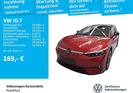 VW ID.7 Volkswagen GTX 4Motion Navi AHK IQ.Light SideAssist