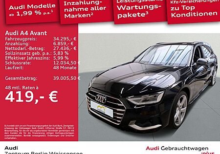 Audi A4 40 TDI S-TRO*QUA*ADVANCED*ACC*NAV*ASG**