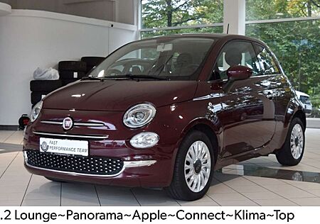 Fiat 500 1.2 Lounge~Panorama~Apple~Connect~Klima