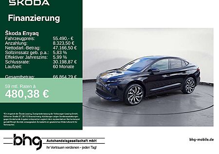 Skoda Enyaq Coupe 85 Sportline h Batterie Elektromotor