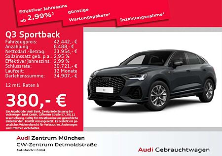 Audi Q3 40 TFSI qu. S tronic 2x S line Virt