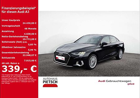 Audi A3 Limo 2.0 TDI advanced Business MMIplus ACC