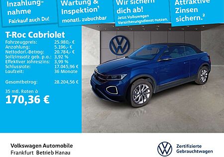 VW T-Roc Volkswagen 1.0 TSI Spurhalteassistent Rückf