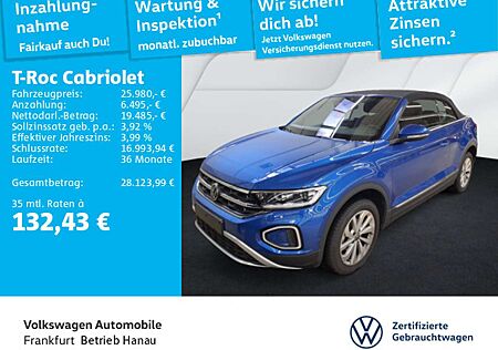VW T-Roc Volkswagen 1.0 TSI Spurhalteassistent Rückf