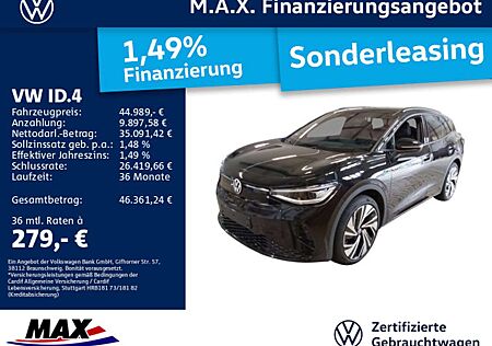 VW ID.4 Volkswagen GTX 4MOTION IQ.LIGHT+AHK+PANO+HARMAN