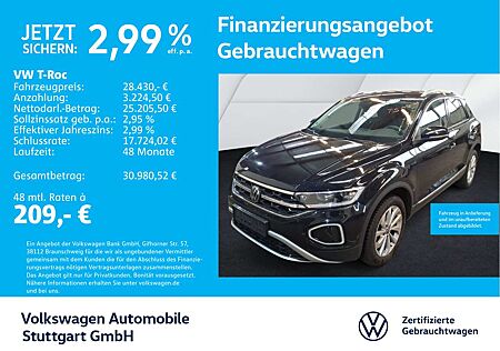 VW T-Roc Volkswagen Style 1.5 TSI DSG Navi AHK ACC SHZ PDC
