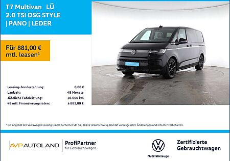 VW T7 Multivan Volkswagen LÜ 2.0 TSI DSG STYLE | PANO | LEDER