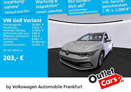 VW Golf Variant Volkswagen Golf VIII Variant 1.5 TSI Life Navi LED Heckleuc