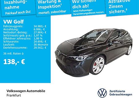 VW Golf GTI Volkswagen Golf VIII GTI 2.0 TSI DSG Navi LEDPlus DAB+ Fron