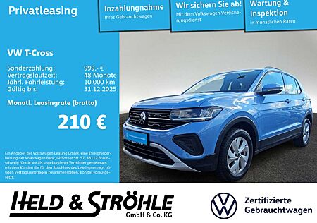 VW T-Cross Volkswagen Life 1.0 TSI LED NAV AHK BEATS TRAVEL