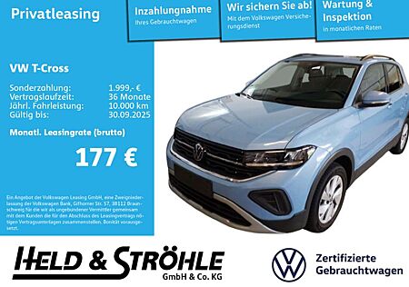 VW T-Cross Volkswagen Life 1.0 TSI LED NAV AHK BEATS TRAVEL